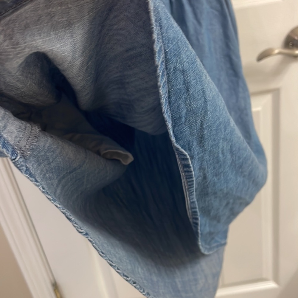 Gap Denim Drawstring Dress - Picture 7 of 8